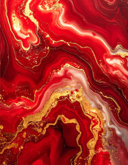 赤 金 キラキラ ラメ マーブル 背景素材