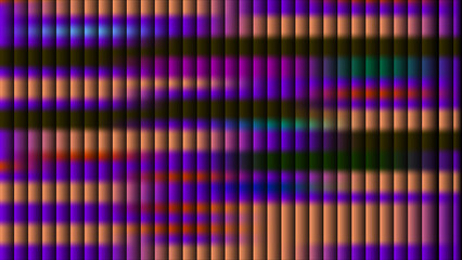 Striped neon grid abstract with purple and orange glowing pattern texture
