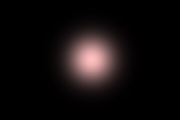 Pink Spotlight Glow on Black Background—Soft Light Burst Effect