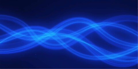Abstract blue fractal wave pattern background design with flowing lines and light texture