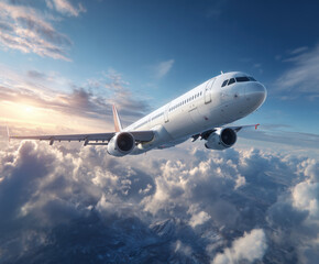 Naklejka premium Jet created with Generative AI Technology, ai, generative