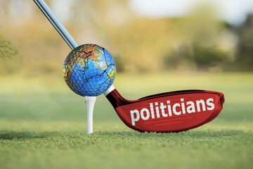 Symbol: These indifferent and stupid politicians decide the fate of the planet, the danger, the future of humanity and the safety of the Earth