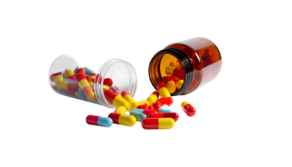 Businesswomen analyze data on digital displays and laptop