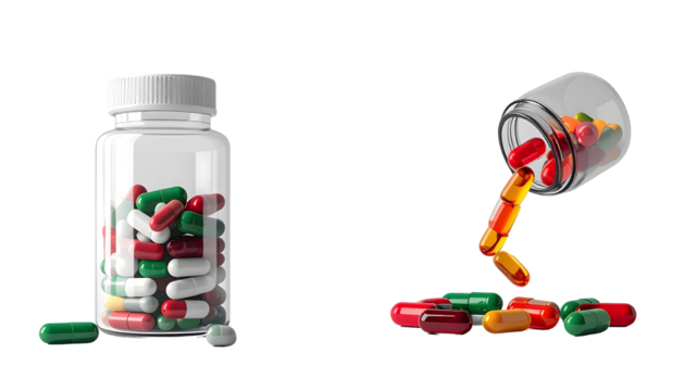 Woman working at a futuristic desk with multiple interactive screens