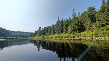 Obraz premium Jacques Cartier lake in Quebec