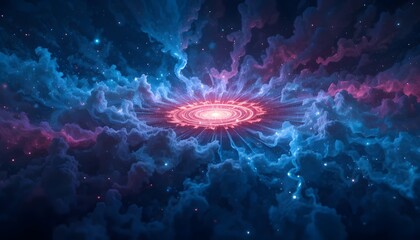 explosion of a galaxy