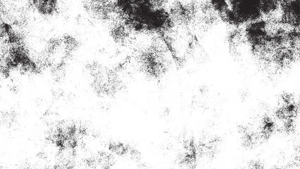 Black and White Grunge Noise Texture Overlay, Abstract Distressed Effect Background