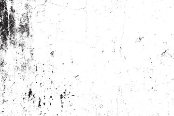 Obraz premium Black White Grunge Texture Overlay, Distressed Weathered Wall Background