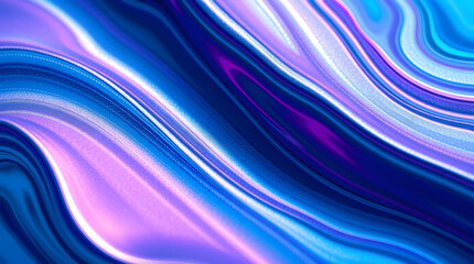 Fototapeta premium Abstract Swirling Fluid Art with Blue and Pink Hues