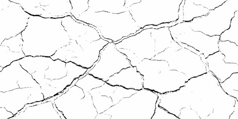 digital wall grunge and dust pattern surface Cracked white wall texture design element white background.
