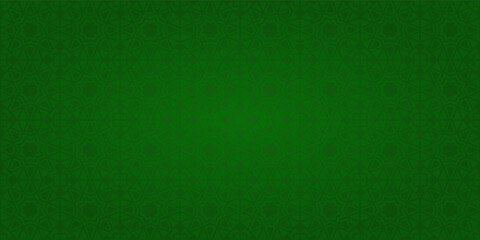 green background with islamic ornament