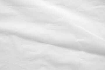 Obraz premium White transparent plastic bag texture background