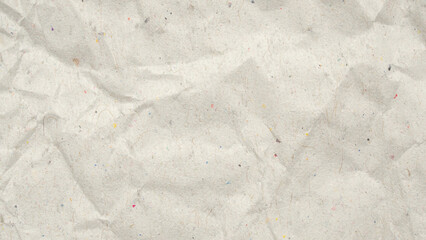 Abstract crumpled and creased recycle paper texture background