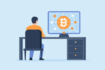 businessman with laptop