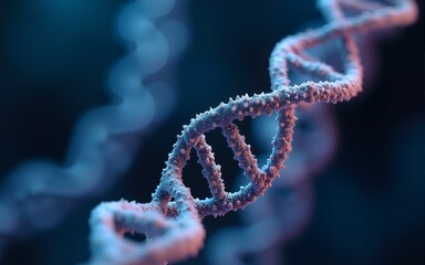 DNA structure Microscope world biotechnology natural universe observed at the microscopic or submicroscopic level. High quality