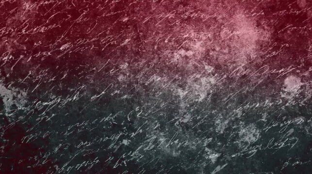 Fast Motion Grunge Background with Animated Scribbles, Dark Red and Black Abstract Texture Overlay, Dynamic Spooky Visual Effect, Looped Animation