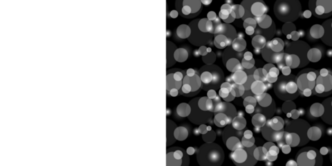 Abstract Circles Pattern Background Divided by Contrast