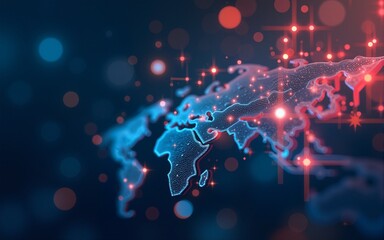 futuristic background communication abstraction. High quality