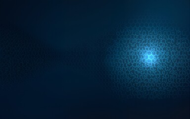 Modern science or technology abstract background using hexagonal shapes. Vector. High quality
