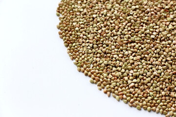 Raw buckwheat groats, a gluten-free superfood rich in fiber, protein, and minerals