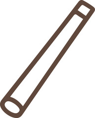 Clean Line Art Pen or Marker Icon Simple Vector Graphic Design Element