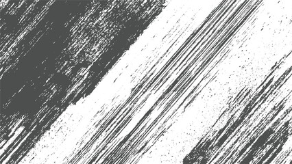 Dark grey diagonal brush strokes on white background textured abstract pattern black charcoal