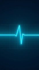 healthcare background heartbeat line futuristic style
