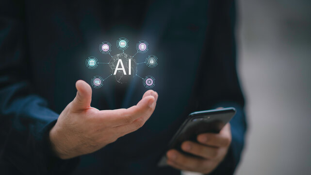 Software engineer working with database and big data analytics, cloud computing with AI and data exchange, innovation technology.Data Science and engineering, digital technology, tech background.