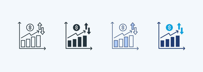 Market Volatility Multiple Style Icon Collection