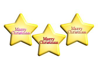 Christmas  Star Icons, Merry Christmas and Happy Holidays