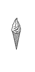 ice cream cone illustration