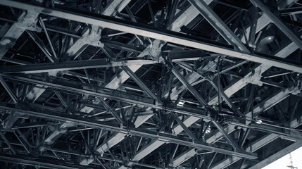 Dark and Complex: Close-up on Intersecting Bridge Structure