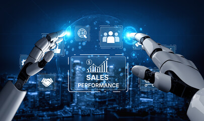 AI tracks digital sales performance with smart analytics, performance dashboards, and forecasting...