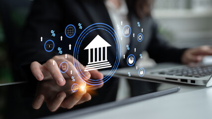 The influence of central bank monetary policy on the global banking system and economy. A concept...