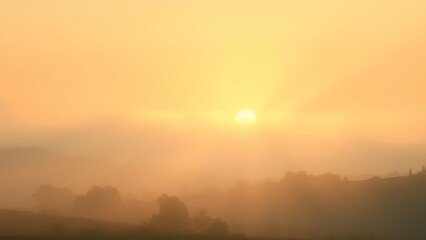Ethereal Soft Rays of Morning Light