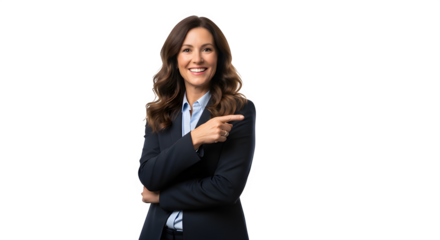 Woman presenting sales chart in meeting