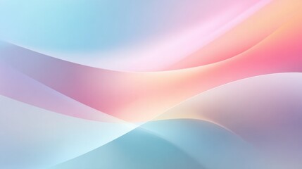 Gentle curves of pastel shades blend together evoking calm and tranquility in a soft ambiance.