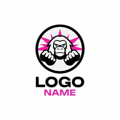 Editable logo template featuring a clean, balanced composition suitable for branding in various industries. Designed for easy customization, this vector-based layout works well for businesses, persona