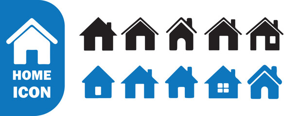 Fototapeta premium Real Estate Logo and Home Symbol Collection