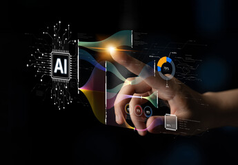 AI Assistant Brain Processor with LLM Technology, Big Data, Machine Learning, Generative AI for...