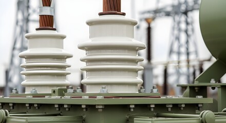 High Voltage Insulators – Power Substation Equipment ⚡🏗️