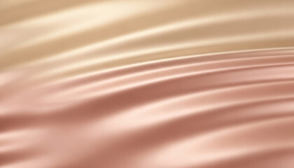Soft gradient from honey beige to rose gold with subtle metallic shimmer and smooth glossy surface