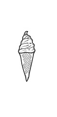 ice cream cone illustration