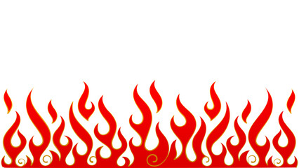 fire flames background. Chinese New Year elements. Vector