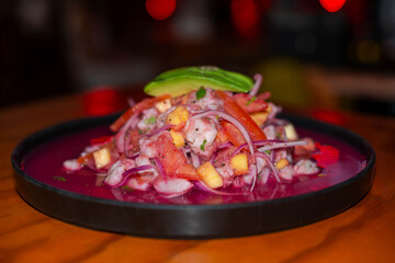 Mexican Shrimp Ceviche with Mango and Avocado