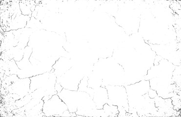 White Cracked Grunge Texture Abstract Background