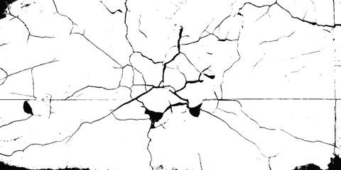 Broken and grated urban street wall construction