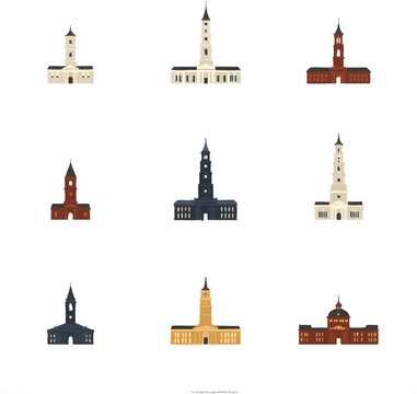 Building minimalist building image showcases purdue university halls with tall towers architecturally prominent.
