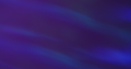 Blurred light flare. Defocused color background. Purple blue neon ribbed texture. Mystic water wave surface abstract luminosity flow.