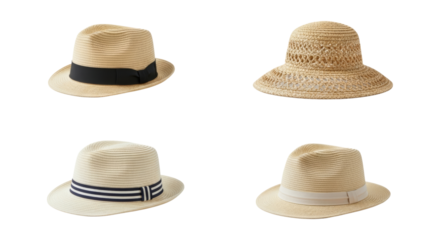 Selection of stylish sun hats perfect for summer outdoor accessories